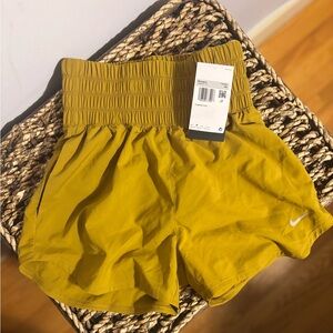 Nike Women's Mustard Athletic Shorts